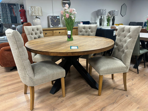 Charlotte 1.5 Round Dining Table