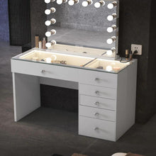 Load image into Gallery viewer, Hollywood Dressing table set 1.2 L with Mirror